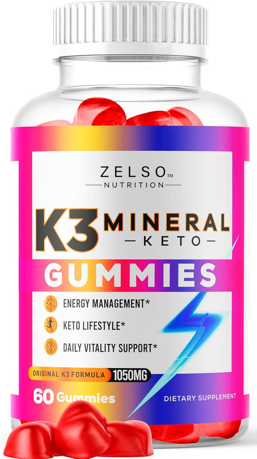 Elevate Your Wellness with K3 Mineral Keto Gummies - Advanced Formula for Optimal Health, 60 Count